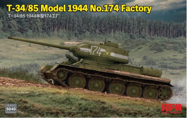 RYE FIELD UK Core Range 5040 1/35 T-34/85 W/ WORKABLE TRACK LINK