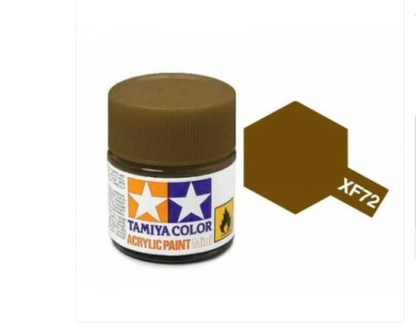 Tamiya Acrylic Mini XF-72 Brown Paint TAM81772
