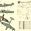 HOBBY 2000 1/32 Messerschmitt Bf 109 E-3 Dragon Kit and Cartograf Decals H2K32004 - Image 2