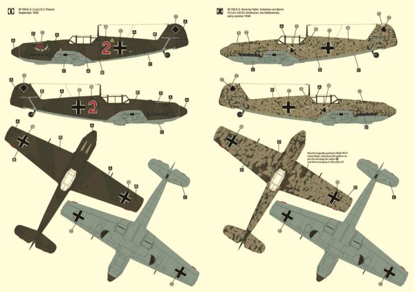 HOBBY 2000 1/32 Messerschmitt Bf 109 E-3 Dragon Kit and Cartograf Decals H2K32004 - Image 3