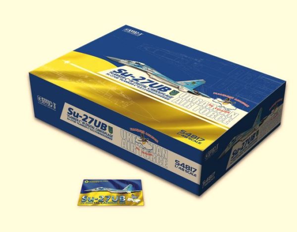 GREAT WALL HOBBY 1/48 Ukrainian Air Force Su-27UB Limited Edition S4817 THFS - Image 7