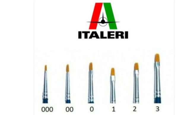 Italeri 0 Brush S.Flat - A51223