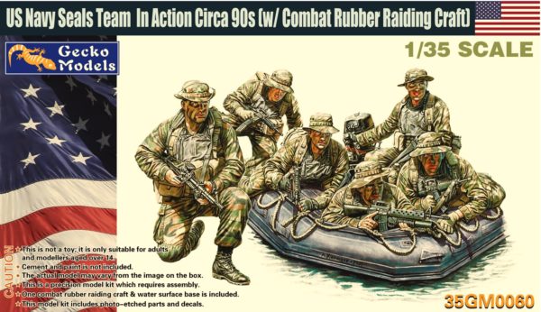 Gecko Models 1/35 US Seals In Action w/Raiding Craft 35GM060 THFS
