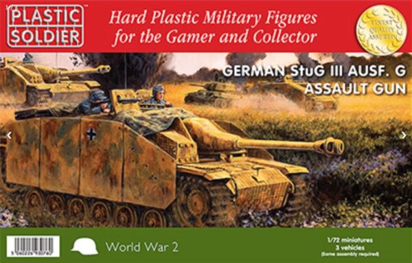 The Plastic Soldier Company WW2V20008 1/72 German Stug III Ausf G Assault Gun