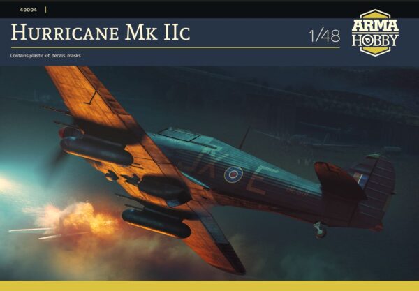 ARMA HOBBY AH40004 1/48 Hawker Hurricane MK IIc with 3 decal options