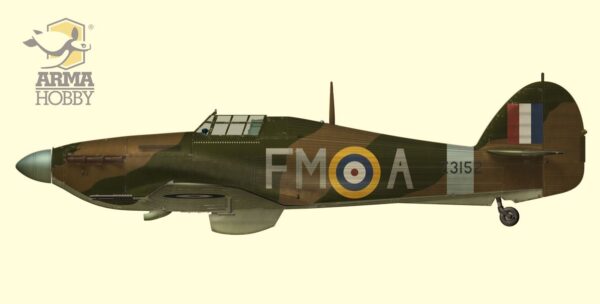 ARMA HOBBY AH40004 1/48 Hawker Hurricane MK IIc with 3 decal options - Image 4