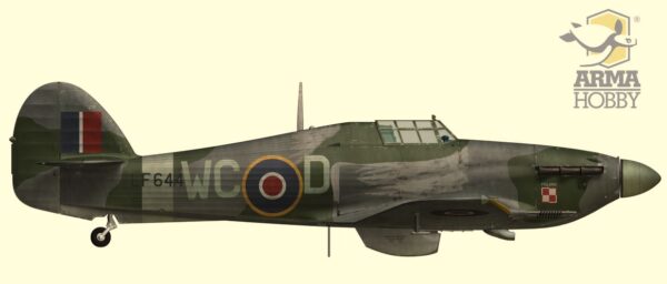 ARMA HOBBY AH40004 1/48 Hawker Hurricane MK IIc with 3 decal options - Image 5