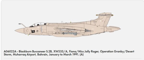 AIRFIX A06022A 1/72 Blackburn Buccaneer S.2B GULF WAR - Image 2