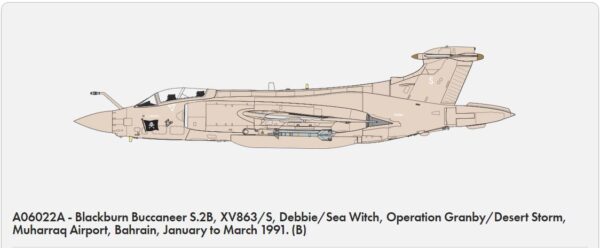 AIRFIX A06022A 1/72 Blackburn Buccaneer S.2B GULF WAR - Image 3