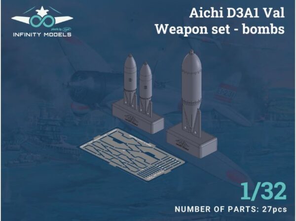 INFINITY MODELS 3206-2 1/32 AICHI VAL WEAPON SET (BOMBS) THFS