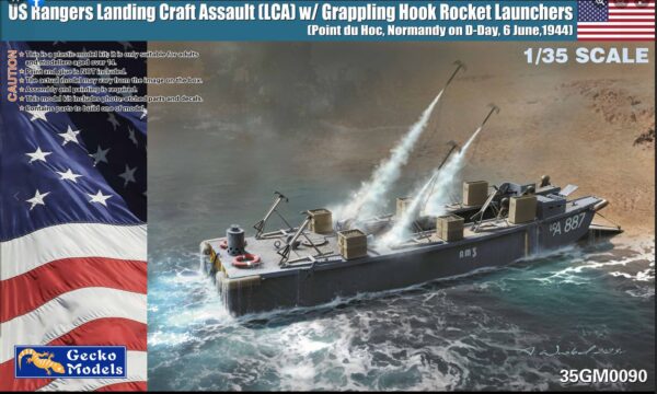 GECKO 35GM090 1/35 US RANGERS LANDING CRAFT ASSUALT LCA Overlord
