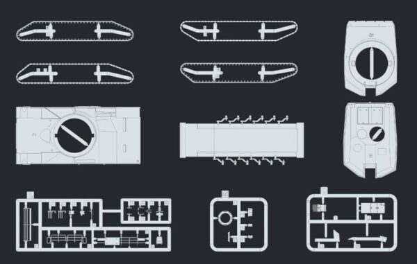Flyhawk 3300 1/72 US ARMY MBT M1A2 Sep Tank THFS - Image 2