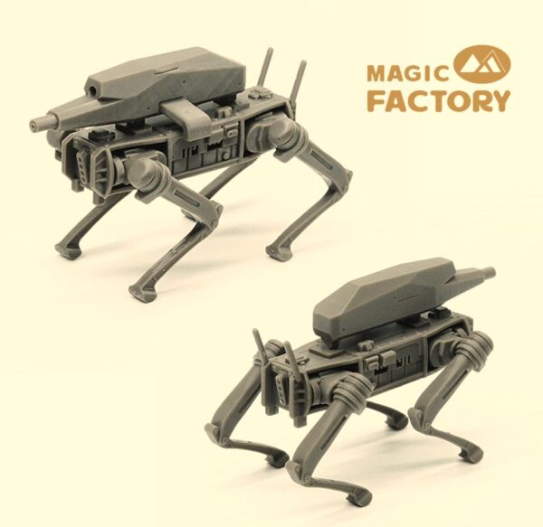 MAGIC FACTORY 7503 1/35 ARMED ROBOTS DOG AND RQ-20 UAV SET THFS - Image 3