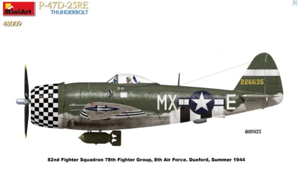 MINIART 48009 1/47 P-47D-25RE THUNDERBOLT. BASIC KIT Overlord - Image 7