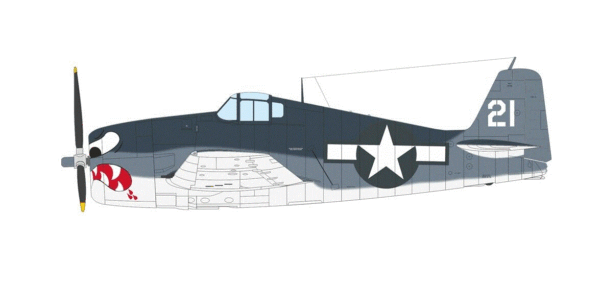 Eduard 84194 1:48 F6F-3 Hellcat Weekend with USN and FAA Markings. HELL IN THE PACIFIC - Image 6