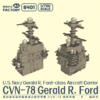 MAGIC FACTORY MF6401 1/700 U.S. Navy  Gerald R. Ford-class Aircraft Carrier- USS Gerald R. Ford CVN-78 - Image 5