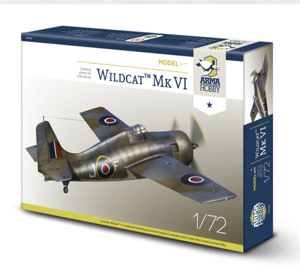 Arma Hobby AH70032 1/72 Royal Navy FAA Wildcat Mk VI Plastic Model Kit