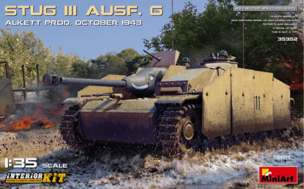 Miniart 35352 1/35 Stug III Ausf.G Alkett Prod. Model Kit SOVIET STORM