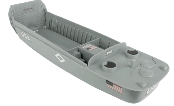 BMC Toys 49998 1/32 Plastic LCVP Higgins Landing Craft D-Day Grey HELL IN THE PACIFIC