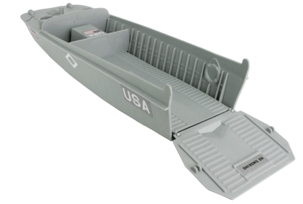 BMC Toys 49998 1/32 Plastic LCVP Higgins Landing Craft D-Day Grey HELL IN THE PACIFIC - Image 2