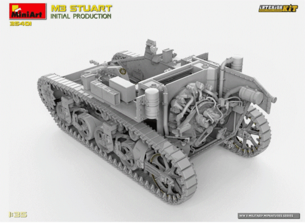 Miniart 35401 1/35 M3 Stuart Initial Production model kit NEW - Image 4