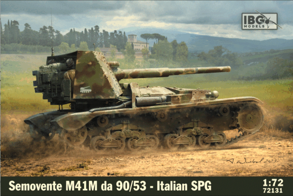 IBG Models 72131 1:72 Semovente M41M da 90/53 - Italian Selfpropelled Gun