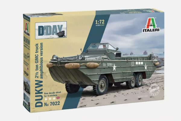 Italeri 7022 1/72 DUKW Amphibious Truck D-Day 80th Anniversary Overlord