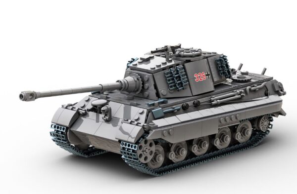 BUILD ARMY 0182 1/33 WW2 GERMAN King Tiger Tiger II Brick Model Interior Detail Overlord