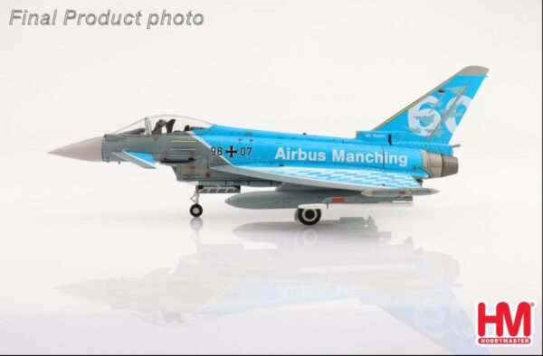 HOBBY MASTER HA6621 1/72 Eurofighter Typhoon EF-2000 60 Years Airbus Manching Luftwaffe 98+07 - Image 2