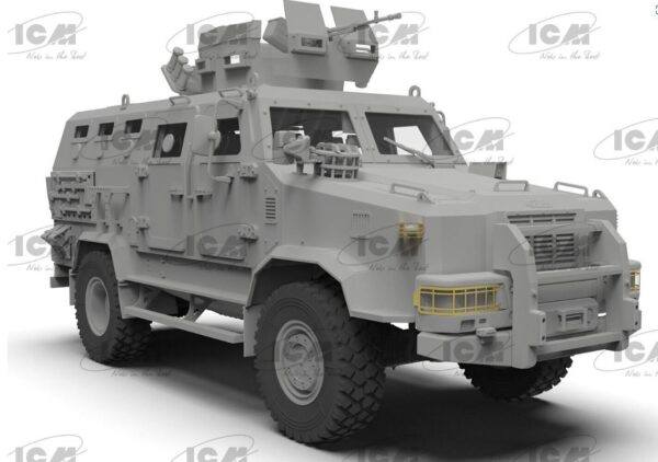 ICM 35014 1/35 Kozak-2, Ukrainian MRAP-class Armored Vehicle - Image 2
