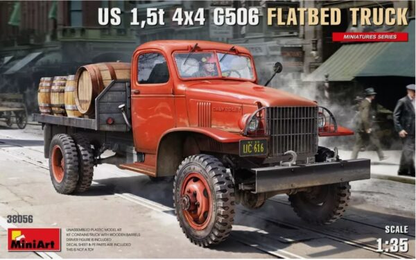 Miniart 38056 1:35 - US 1,5t 4x4 G506 FLATBED TRUCK