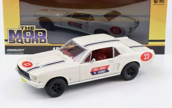 GREENLIGHT 13639 1/18 FORD MUSTANG 1967 THE MOD SQUAD TV SERIES 1968 TO 1973 - Image 2