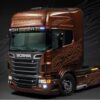 Italeri 3897 1/24 Scale Model Kit Scania R730 Truck "Black Amber"