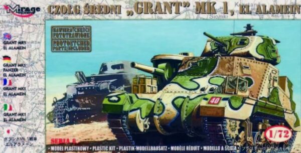 Mirage Hobby 728004 - 1:72 Tank Grant Mk. I El Alamein
