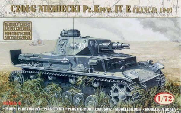 MIRAGE 72863 1/72 German Tank Pz.Kpfw. IV Ausf. E 'France 1940