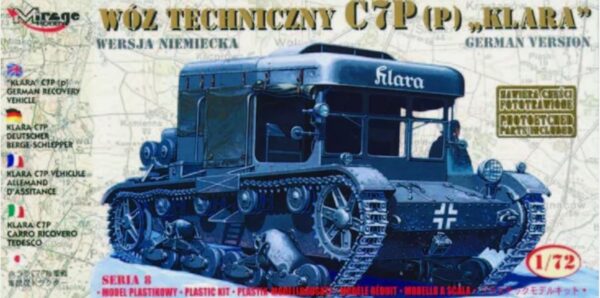 Mirage Hobby 72892 - 1:72 Bergepanzer Klara C7P With Photo Etched Parts