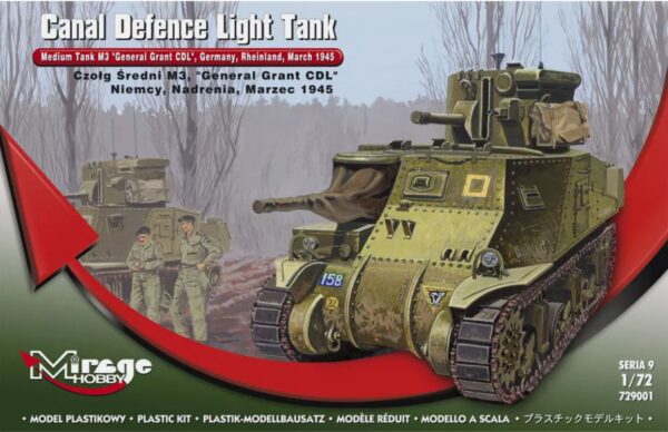 Mirage Hobby 729001 - 1:72 Medium Tank M3 'General Grant Rhineland German 1945 West Wall