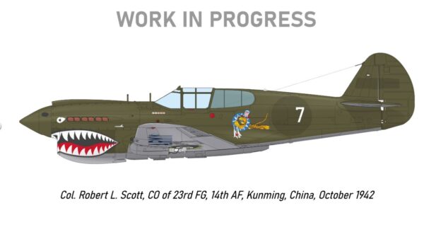 Eduard R0023 1/48 Curtis P-40E Kittyhawk Ia Royal Class Special Edition - Image 7