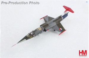 HOBBY MASTER HA1074 1/72 F-104G Starfighter D-8091 Royal Netherlands Air Force 65th Anniv. 78