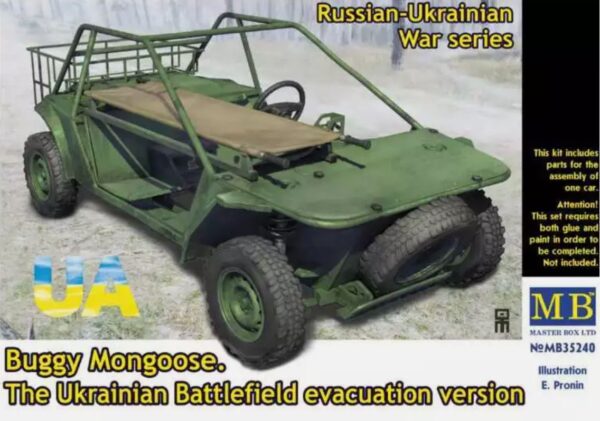 Masterbox 35240 1/35 Russian-Ukrainian War: Buggy Mongoose Ukranian Armed Forces...