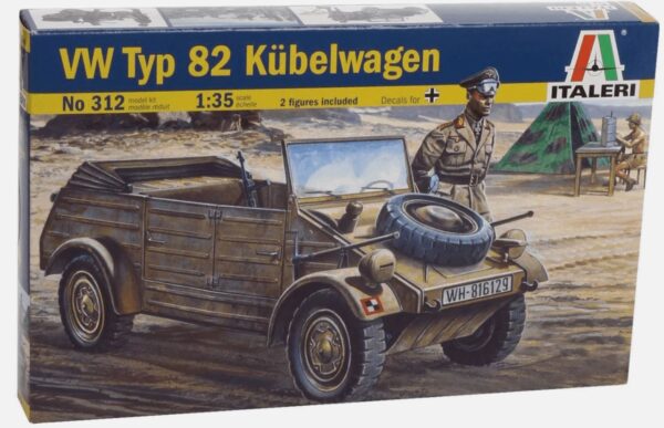 Italeri 312 1/35 WW2 German Kubelwagen Afrika Korps and Rommel