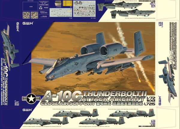 GREAT WALL HOBBY L7215 1/72 A10C THUNDERBOLT II  DUE MAY 2025