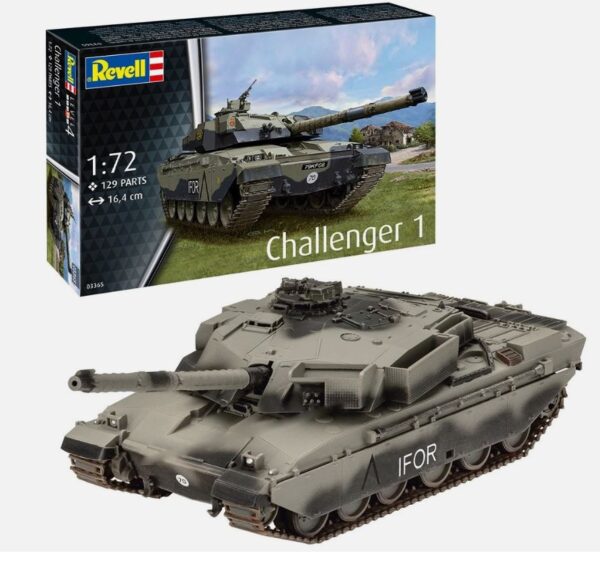 Revell 03365 1/72 British Army Challenger 1 Tank Model Kit