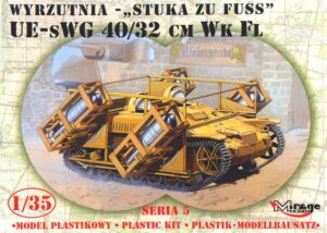 MIRAGE HOBBY 355019 1/35 UE sWG 40/32cm Wk FI STUKA zu FUSS Self Propelled Rocket Launcher Plastic Model Kit