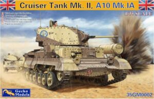 GECKO 1/35 Cruiser Tank Mk. IIA, A10 Mk. IA 35GM0002 BRITISH ARMY BATTLE SCHOOL