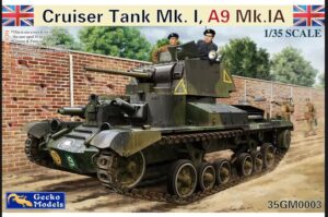 GECKO 1/35.Cruiser Tank Mk. I, A9 Mk.1 35GM0003