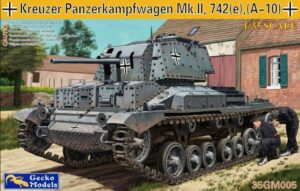 GECKO 1/35 Kreuzer Panzerkampfwagen Mk.II, 742(e),A-10 35GM0005