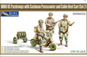 Gecko Models 1:35 US Paratroops with M53 Scooter Cushman 35GM0042 Overlord