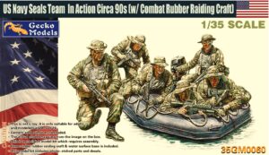 Gecko Models 1/35 US Seals In Action w/Raiding Craft 35GM0060 THFS