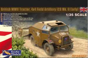 GECKO 35GM0064 1:35 British WWII Tractor, 4x4 Field Artillery (C8 Mk. II Early)